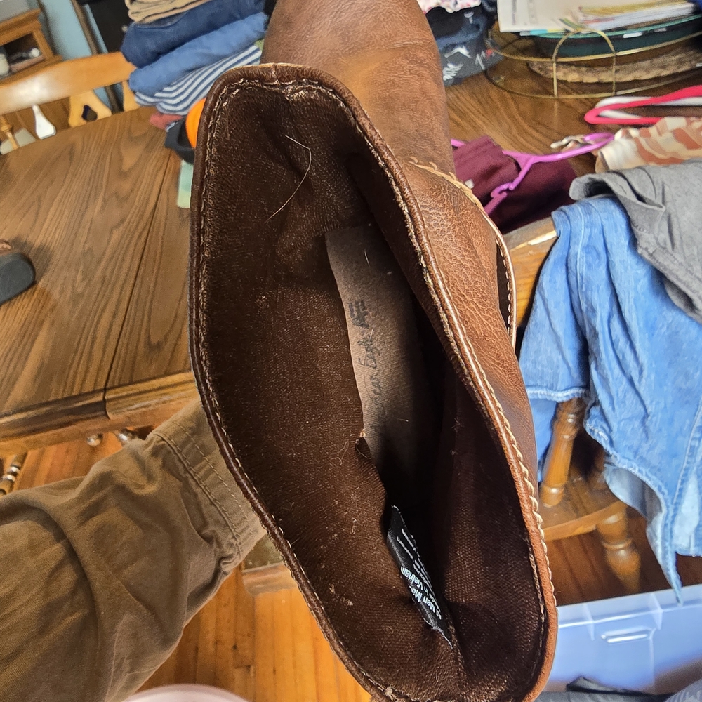 American Eagle Outfitters Brown Ankle Boots with Braided Strap - Picture 3 of 3